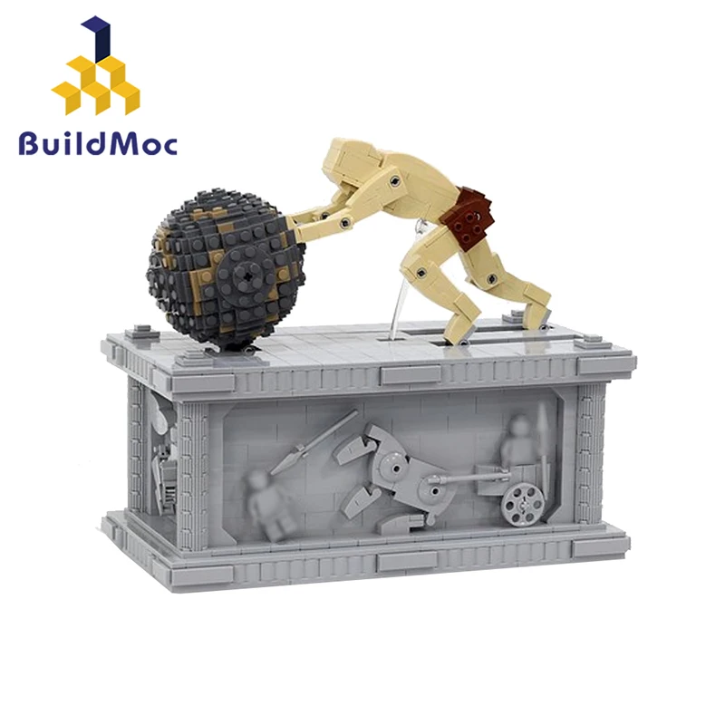 

BuildMoc MOC 3955 Sisyphus-Kinetic Sculpture With motor Core Model Building Blocks Bricks Toys Gifts Movie 2