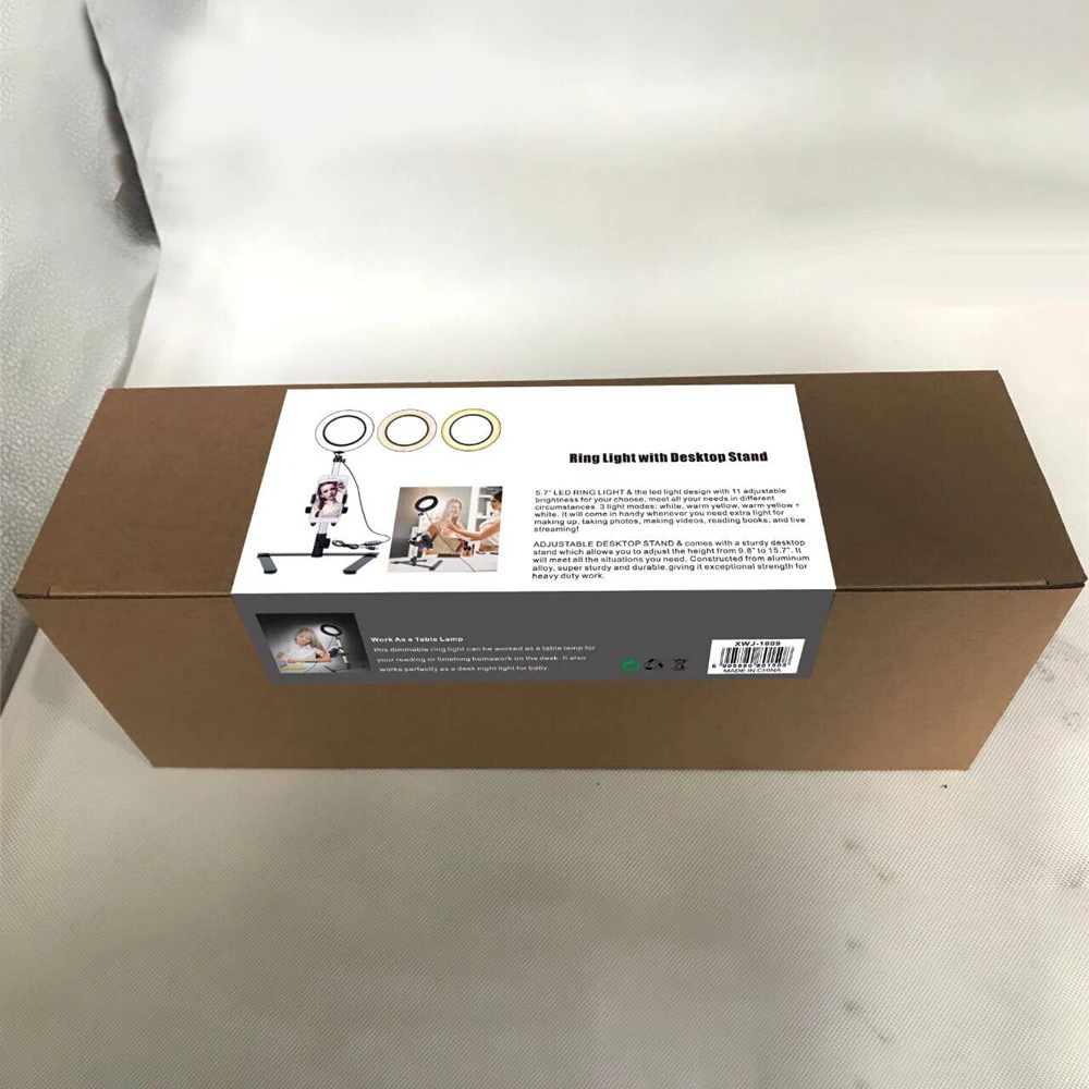 XWJ-1806Z Led кольцо свет настольная сеть красный Live заполняющий свет мобильный телефон держатель для брекетов стол поддержка аксессуары подставка для телефона