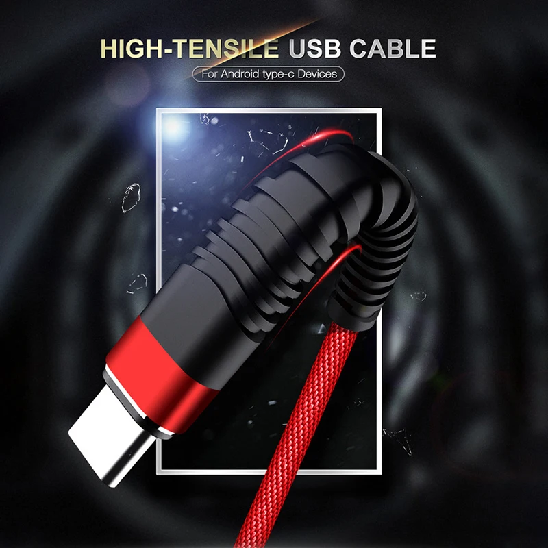 Быстрое зарядное устройство usb type C кабель для Xiaomi Redmi Note 7 Быстрая зарядка type-C кабель для передачи данных для samsung S9 S10 Plus huawei P30 USB C