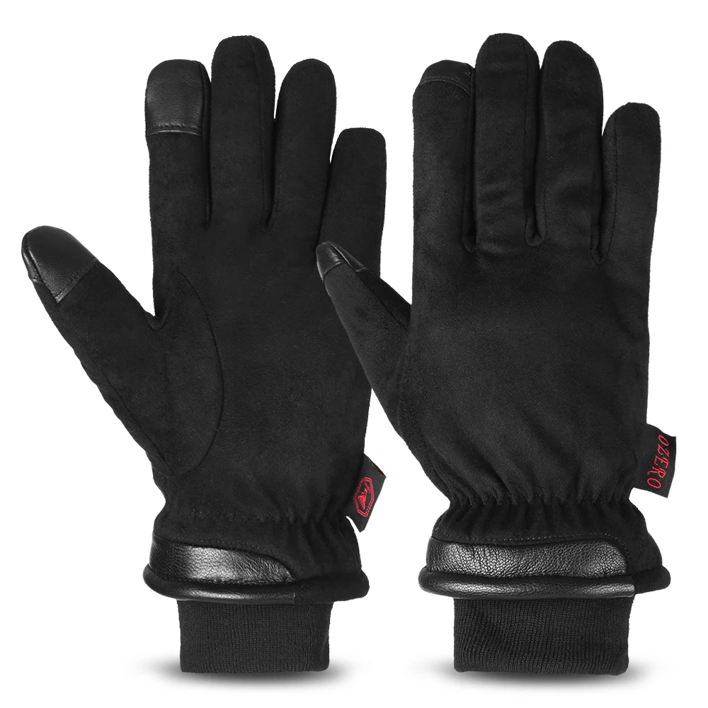 Зимние кемпинга Утепленные перчатки Сенсорный экран перчатки водостойкие ветрозащитные зимние Термические перчатки для вождения