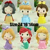 Piggy Bank Cartoon Princess Vinyl Money Safe Box for Kids Girls Toys Gifts Miniature Figurines Room Decor Cute 5