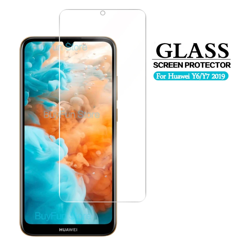 Закаленное стекло для Huawei Y7 2019 Защита экрана Hawei Huwei Hauwei Y5 Y6 Prime Pro защитная