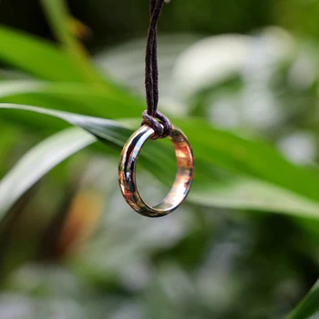 

Timascus Ring Men Ornaments Titanium Alloy Wood Grain Ring