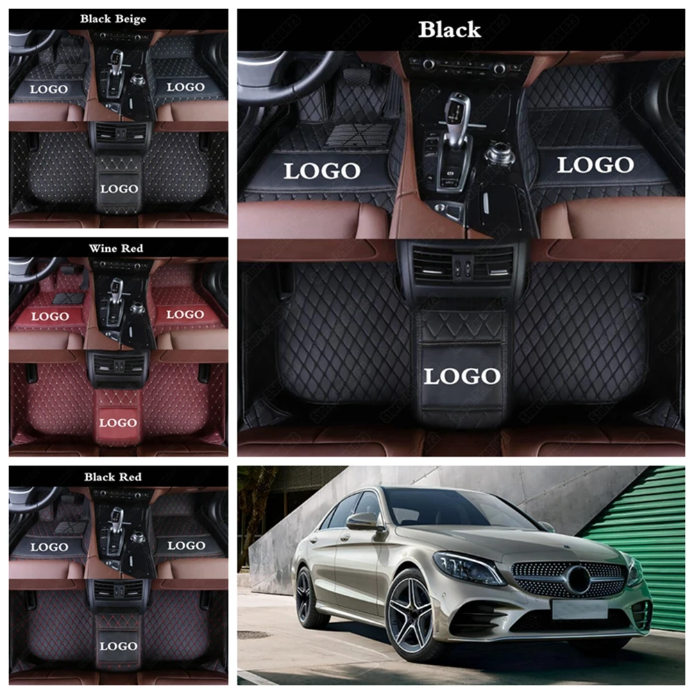 

Custom Car Floor Auto Foot Rugs Mats for Mercedes Benz All Models E C ML GLK GLA GLE GL S R A B CLK SLK CLA CLS G GLS GLC CLASS