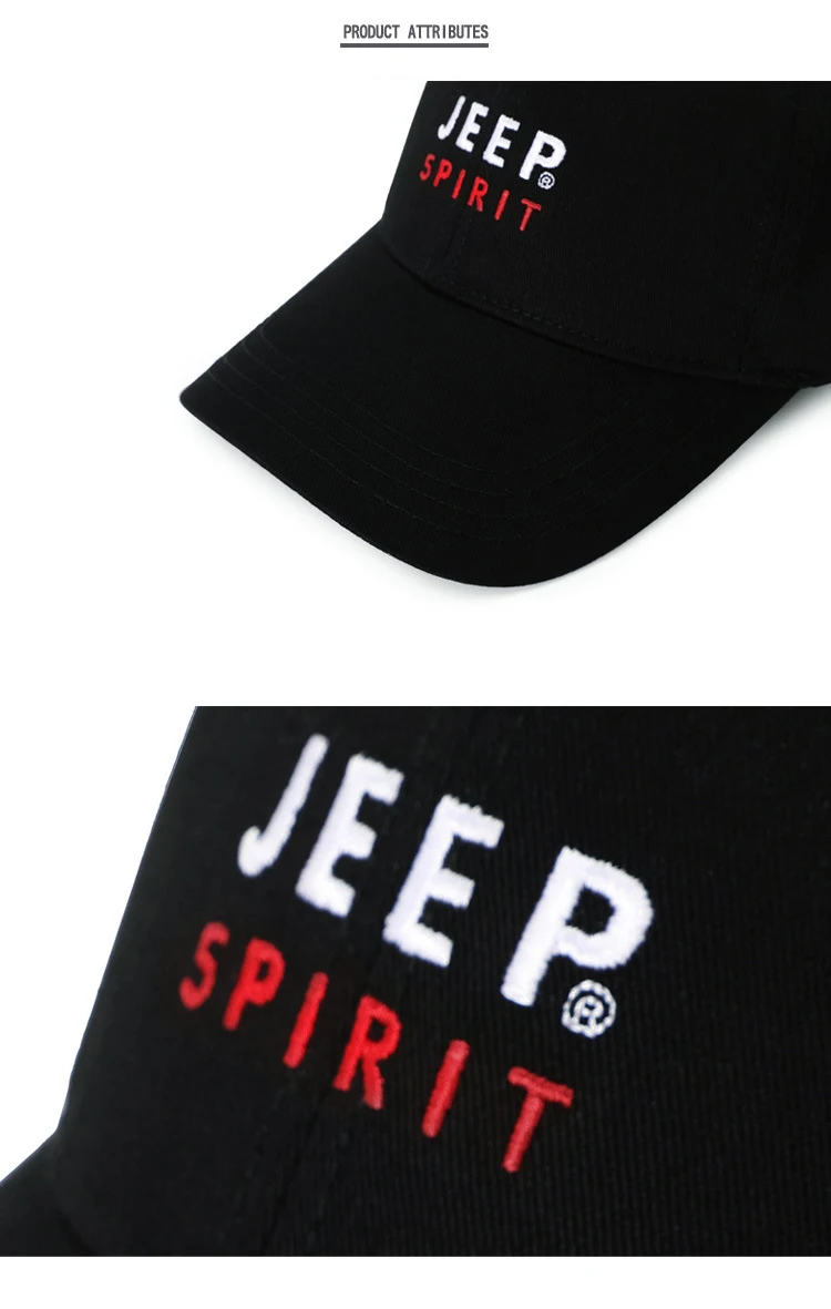 JEEP SPIRIT Осенняя кепка мужская шляпа, бейсбольная кепка мужская Регулируемая хлопковая унисекс колпаки Casquette Gorras para hombre de marca
