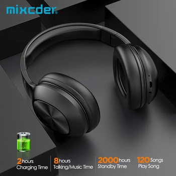 

Mixcder HD901 Wireless Bluetooth Headphone Over-Ear Wired Wireless Headphones Foldable Bluetooth 5.0 Headset with Mic TF Card