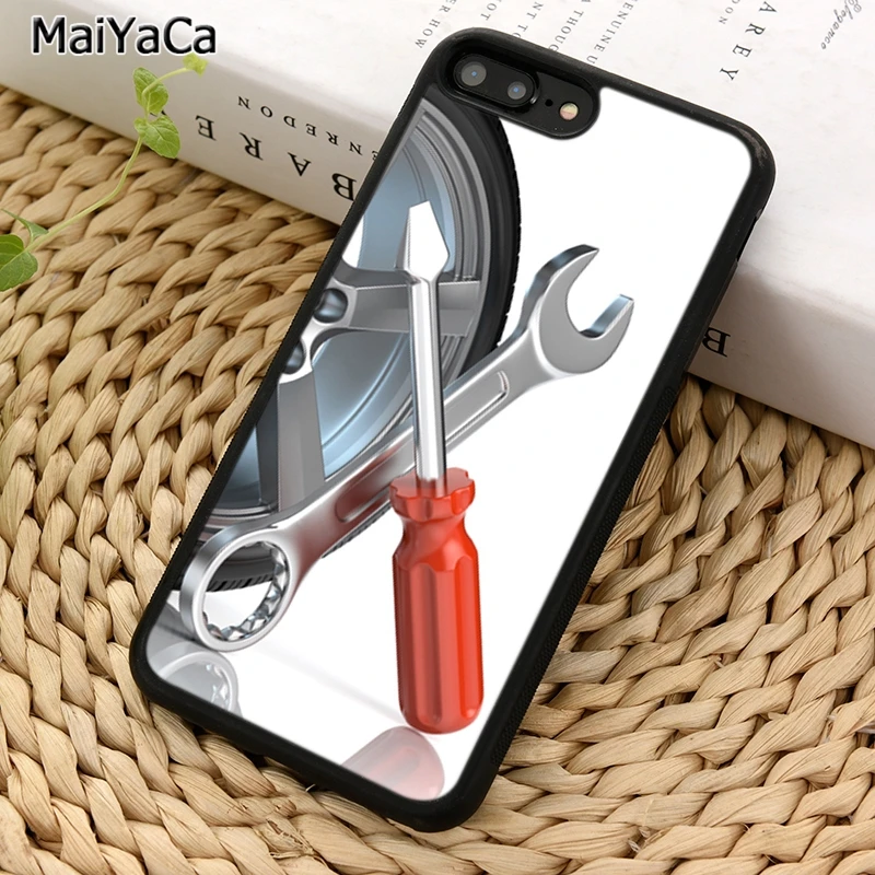 MaiYaCa автозапчасти автомобильный механический чехол для телефона iPhone X XR XS 11 12 Pro MAX