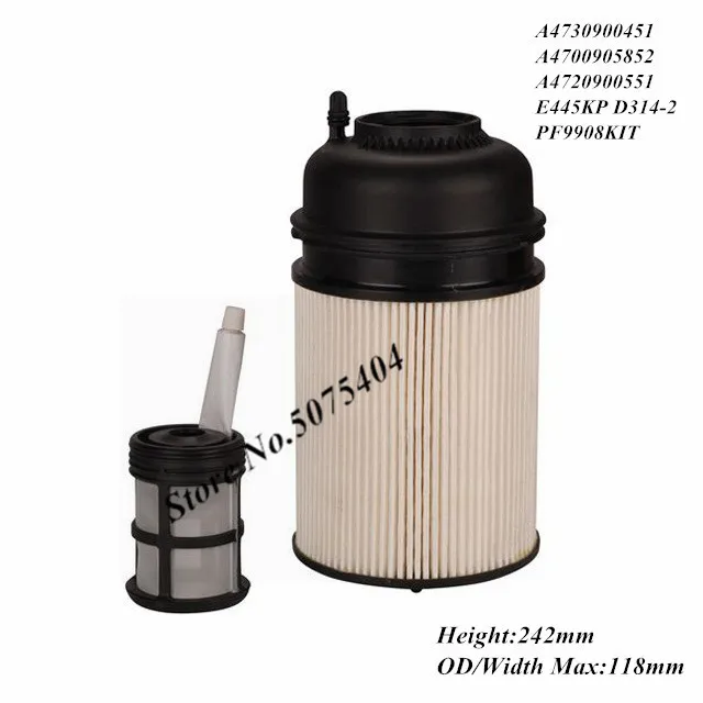 Топливный фильтр A4730900451 топливный сепаратор воды фильтр PF9908KIT дизельный фильтр замена фильтра A4720900451 P551063 - Цвет: A4730900451