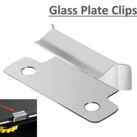 MEGA 4PCS Brutstätte Glas Platte Clamp Clips Werkzeug Edelstahl Für 3D Drucker Ender3 Spann Bauen Plattform Erhitzt Bett retainer