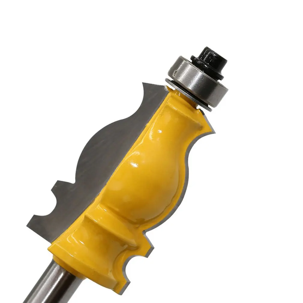 8MM Shank Architectural Cemented Carbide Molding Router Bit Woodworking Cutter Power Tools Trimming Wood Milling Cutter