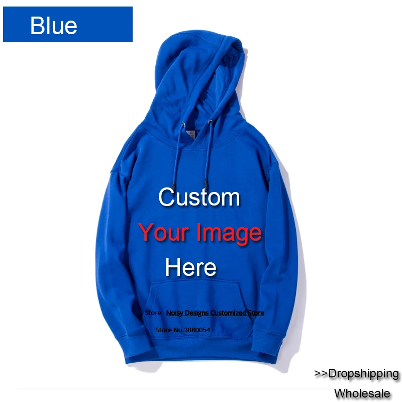 Blue Модные брендовые мужские толстовки с капюшоном на заказ, весна-осень, мужские повседневные толстовки с капюшоном, мужские одноцветные толстовки с капюшоном, толстовка, Топ - Цвет: Blue