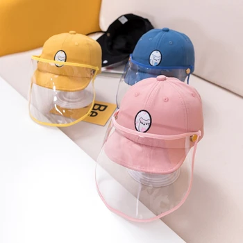 

Baby Kids Hat Infant Anti-fog Baseball Cap Detachable Isolation Dust Children Cartoon Anti-fog Visor