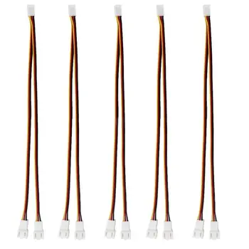 

5Pcs 12V 3 Pin Female to 2/3 Pin Male PC Fan Power Splitter Extension Cable 3 Ways Splitter Connector