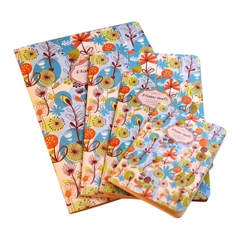 

A5 Creative Stationery Flower World Notepad Full Specification Student Notepad