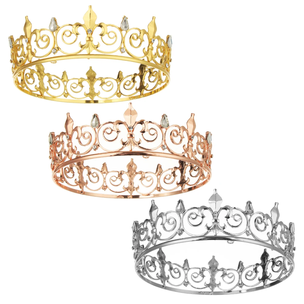 1 PC New Fashion King Crown for Men 