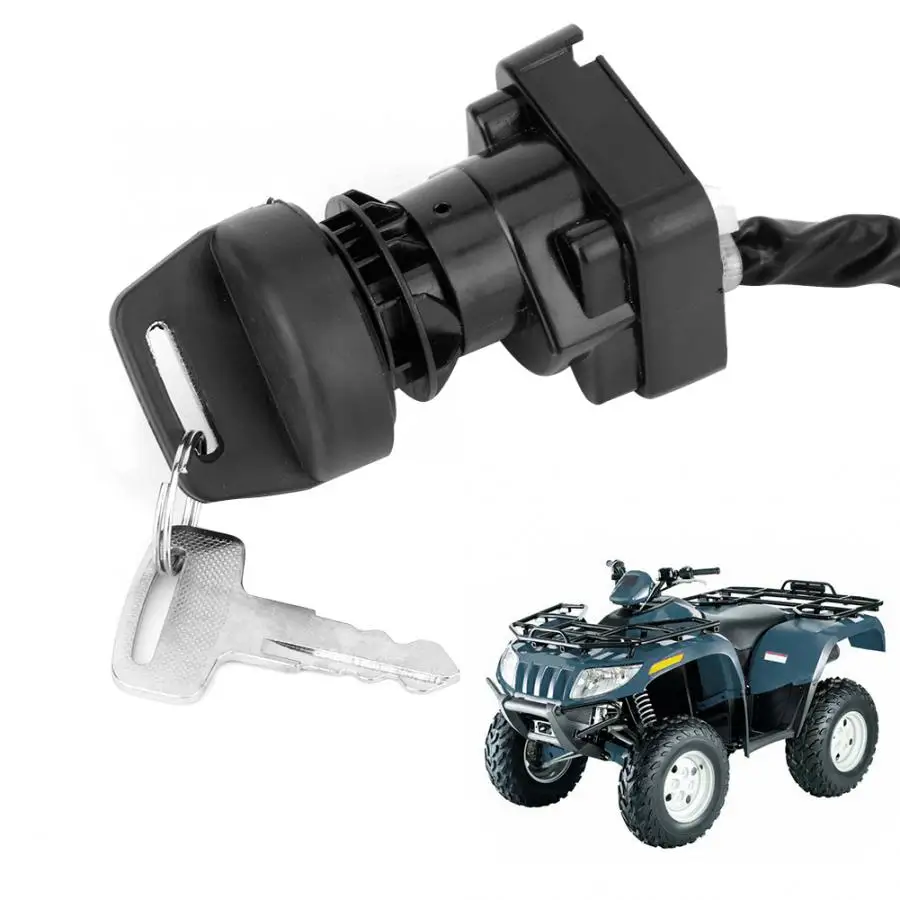 Крышка замка зажигания автомобиля с 2 ключами Замена подходит для Suzuki Quadrunner 500 LTF500F высокая точность прочный и надежный