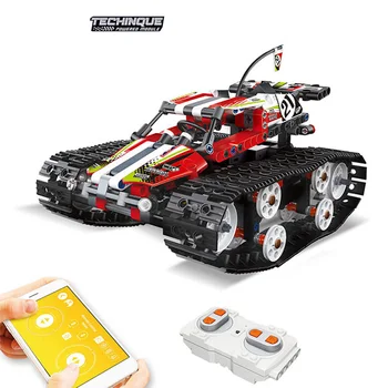 

RC Car IN RC Trucks Technic Building Blocks Vehicle Racer Kids Bricks Super RC Tank Toys Gifts 410pcs Remote Control