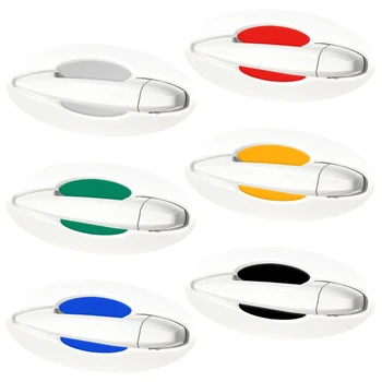 

4Pcs Car Door Handle reflective Protection Film Scratches Resistant Stickers for lada VESTA niva kalina priora vaz Car Styling