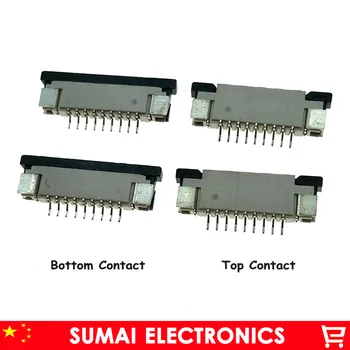

Sample,9Pin FPC FFC connector socket,9 pin 1.0mm flex cable socket for LCD screen interface.ROHS,9P