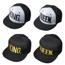 Бейсбольная кепка с плоскими полями queen/King, вышитые регулируемые шапки из хлопка и полиэстера, головные уборы, уличная спортивная одежда, аксессуары для Lov
