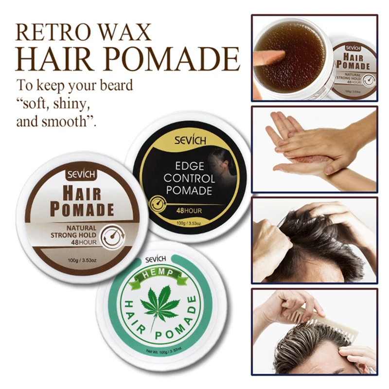 Hair Clay High Hold Low Shine Hair Wax Natural Look for Man Make