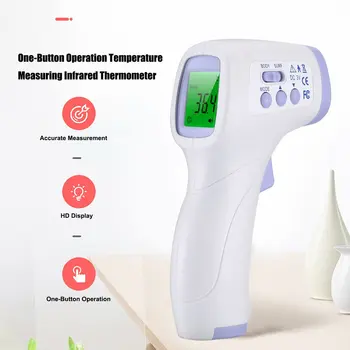 

Handheld Portable Non-contact infrared forehead temperature gun High Precision Thermometer Temperature Meter