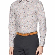 Отборная Мужская рубашка Slhslimpen-Garden LS AOP B Noos Camicia Formale Uomo