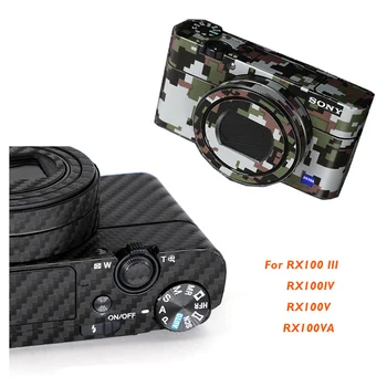 

Camera Body Cover Carbon Fiber Film Kit For Sony RX100 III M4 M5A RX100IV RX100V RX100M5 RX100VA Anti-Scratch 3M Sticker