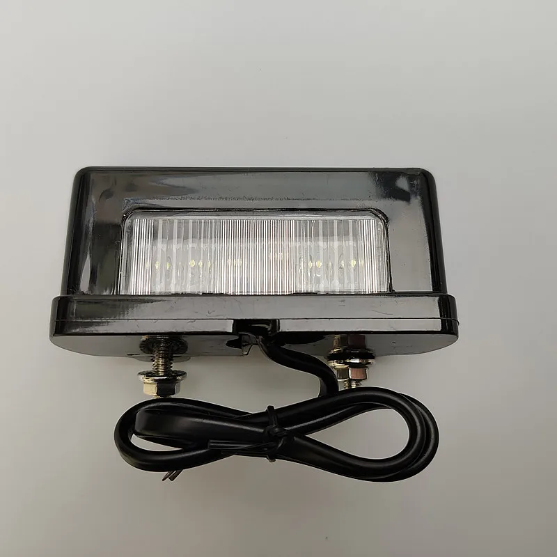 LED Number Plate Lights Trailer License Lamps Truck UTE Caravan 10-30V RV Parts Camper Caravan Accessories