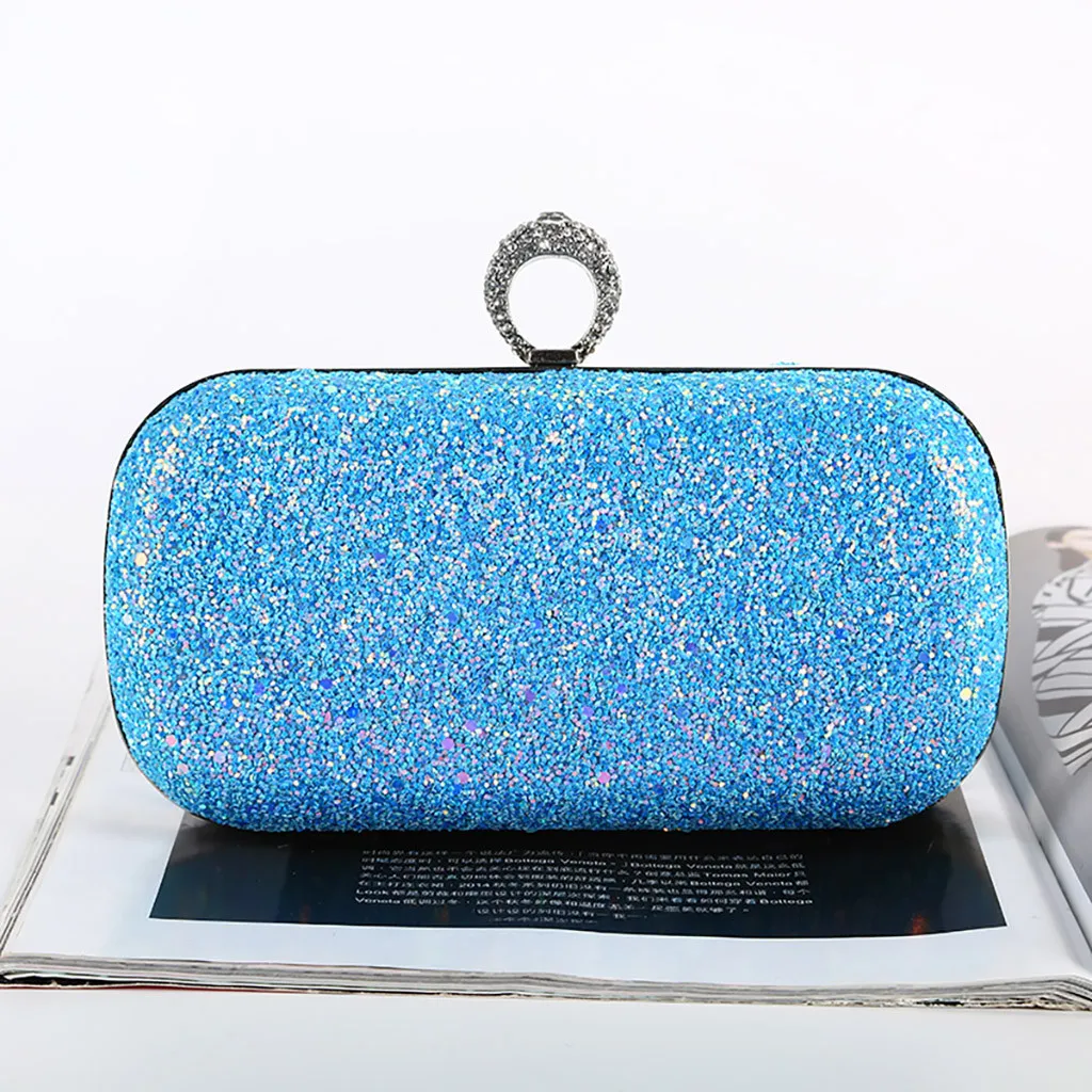 Blue Сумки для женщин Роскошные сумки модные вечерние сумки креативные красочные вечерние клатчи дизайнерские винтажные сумочки# SS11 - Цвет: Blue