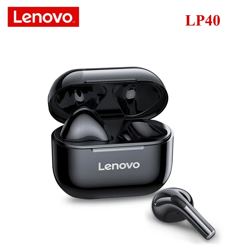 Оригинальные беспроводные наушники Lenovo LP40 TWS Bluetooth-совместимая гарнитура 5 0