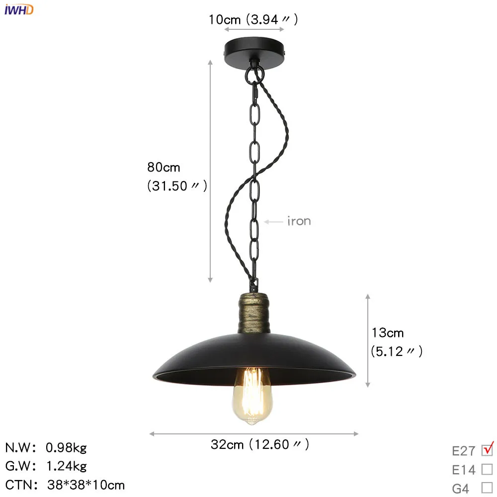 D1018亚黑 尺寸图英文版