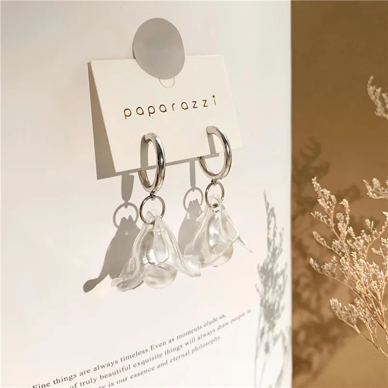 Женские серьги с холодным ветром ювелирные изделия подарки прозрачные женские