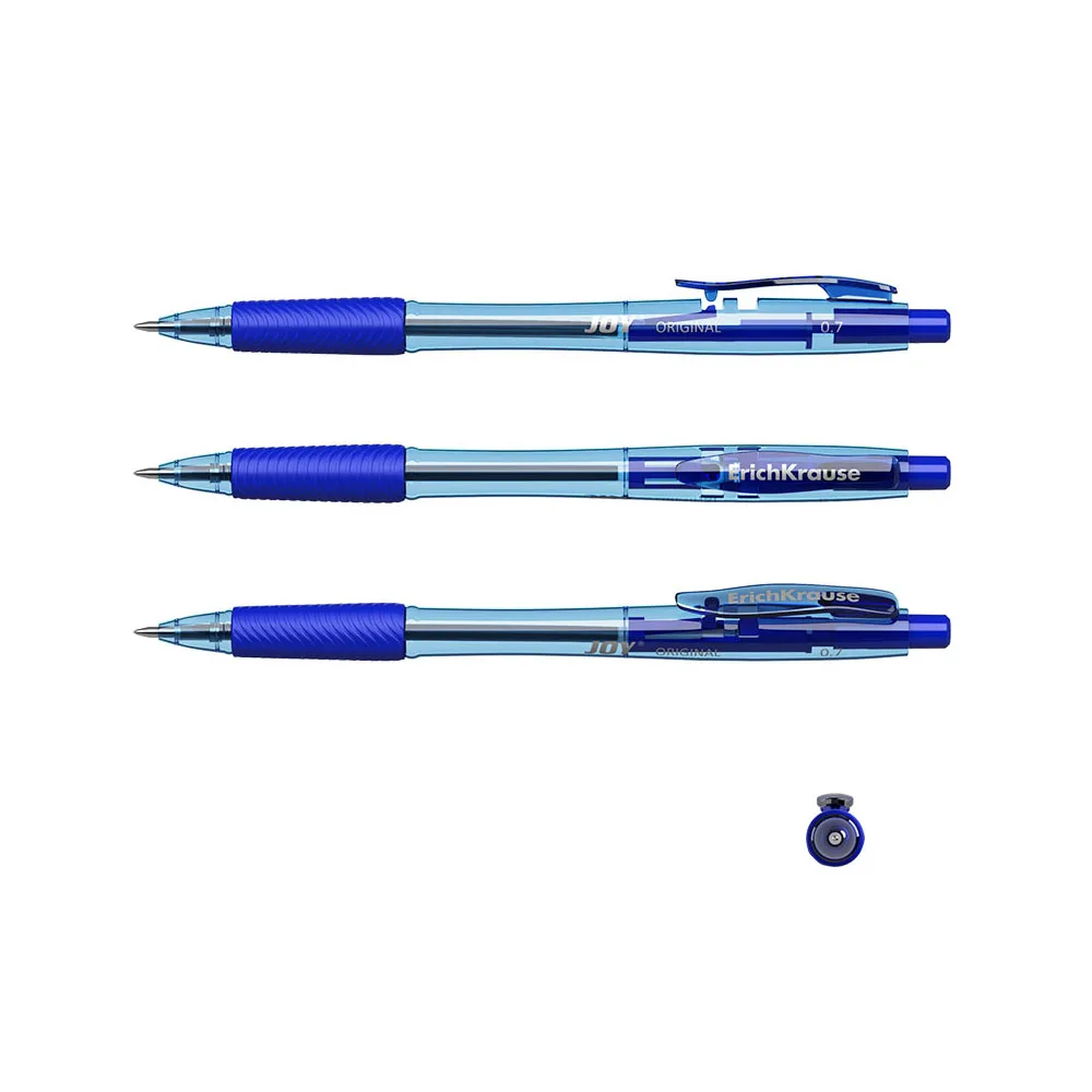 Ручка шариковая автоматическая ErichKrause JOY Original Ultra Glide Technology цвет чернил синий (в