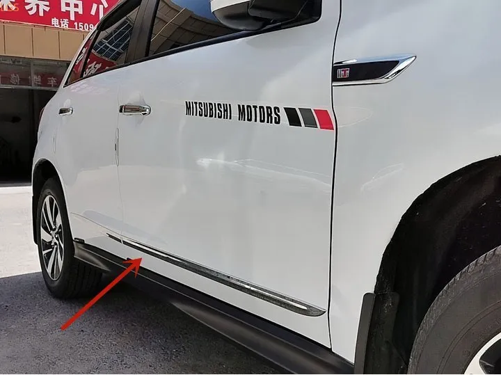Для Mitsubishi ASX 2013- обшивка кузова, отделка двери автомобиля, защита от потертостей, украшение автомобиля, Стайлинг