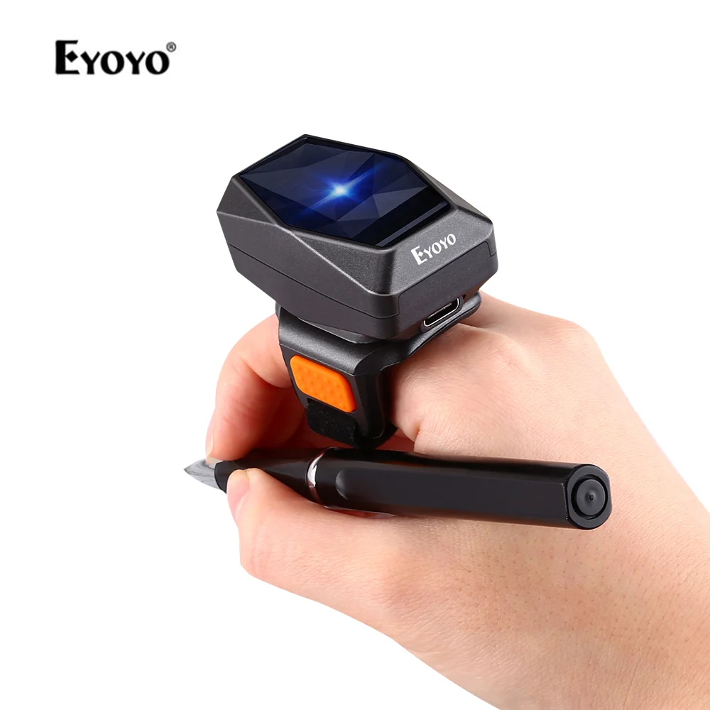 Портативный сканер штрих кода Eyoyo 2D 3 в 1 USB проводной и беспроводной 2 4 ГГц