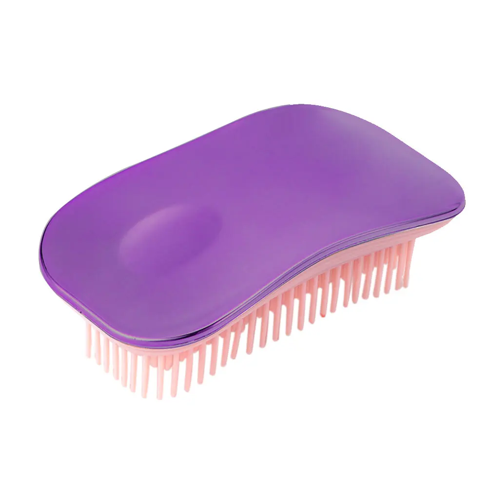 Парикмахерские дома антистатические портативный гребень практичный Салон Щетка для волос головы Массаж Душ инструмент мягкий гальванизированный
