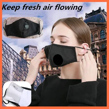 

1 Pcs Mask Dust Mouth Mask Anti Virus Splash Upgraded Version Men Women Anti-fog Haze Dust Pm2.5 Pollen Mask + Mask Filter