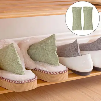 

2Pcs Air Purify Bag Fresh Active Linen Bags Bamboo Charcoal Carbon Purifier Mold Odor Air Purifying Deodorant Dry Deodorizer