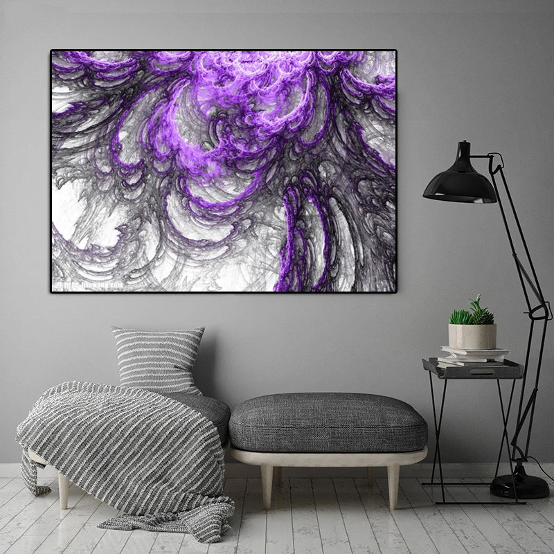 Абстрактная Картина на холсте постеры и принты красочные облака пейзаж живопись