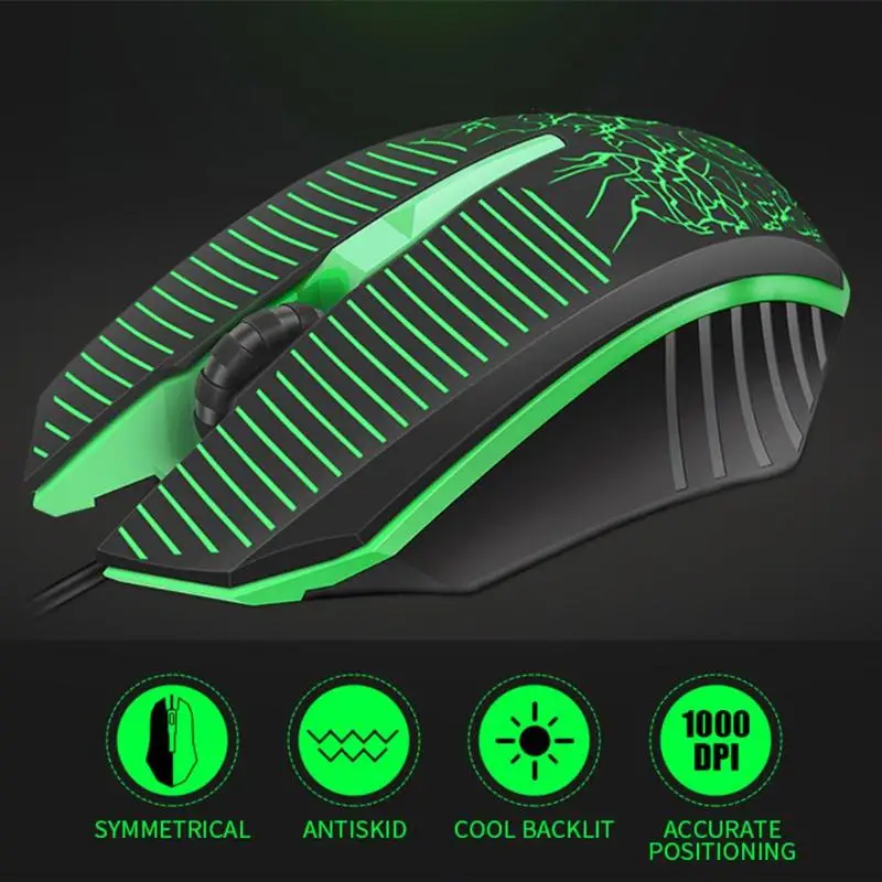 Apedra M8 USB Проводная игровая мышь, 3 кнопки, 1000 dpi, светодиодный, оптическая, игровая мышь для компьютера, ноутбука, ПК, настольных игр, мышь s