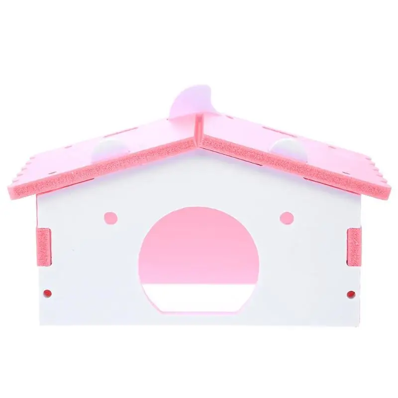 pink f Милые для небольшого животного, питомца, спальное гнездо, хомяк кролик, ежик, домашнее животное, спальное бревно, клетки для домика, животные, Товары для домашних животных - Цвет: pink f