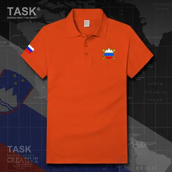 

Navy Slovenia Slovene SVN Slovenija SI Military Tactical Army country clothes Short sleeve Polo shirt mens Breathable Tee Shirts