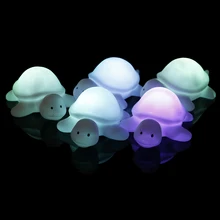

Small Night Light Cute Turtle Light LED Light Projector Party Christmas Decoration 7 Color Home Decoration Light Christmas Gift