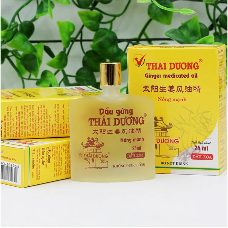 Vietnam genger star Tiger Balm oil For Cold Headache Stomachache Dizziness Heat Stroke Insect Stings Essential 24ml/pcs |