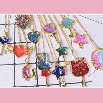 

5Pcs Cabochon Base Setting Key Frame Pendant Bezel Setting DIY UV Resin Charms