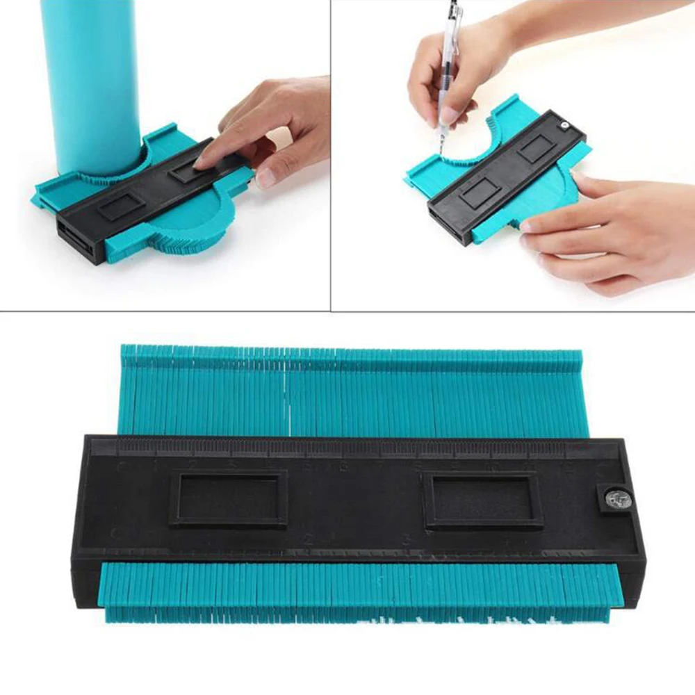 

Irregular Contour Meter Curved Ruler Plastic Instrument Profile Proportion Template Curvature Tiled Laminate Universal Hand Tool