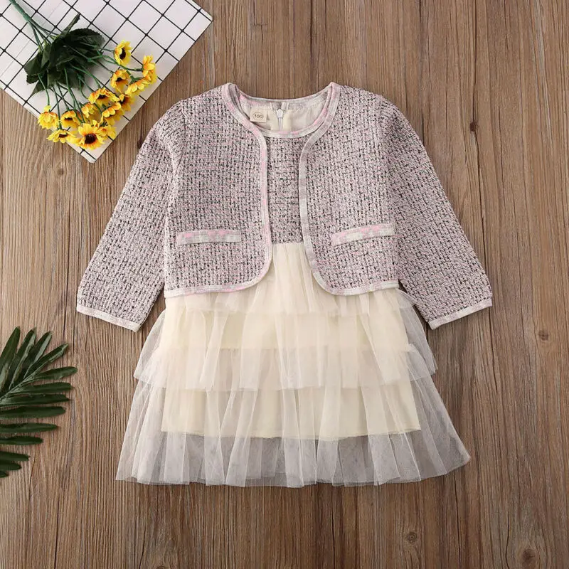 Pudococ комплект одежды для маленьких девочек повседневная детская одежда костюм