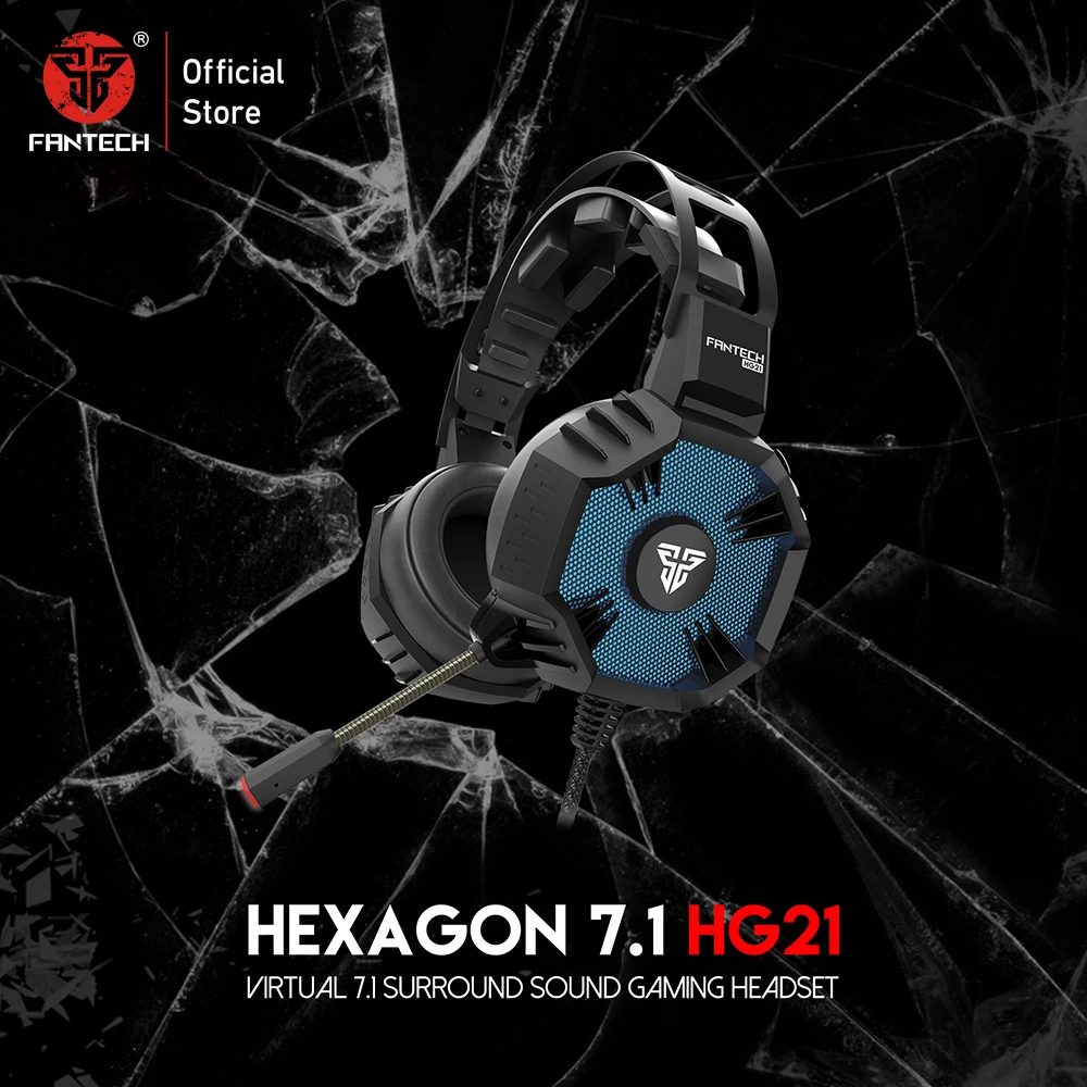 Игровая гарнитура FANTECH HG21 проводная 7 1 с объемным звуком широкое звуковое поле