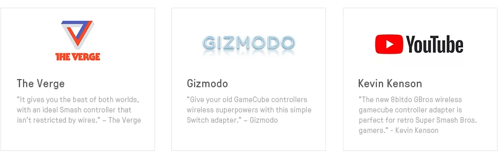 8bitDo GBros Wireless Adapter for NES SNES SF-C Classic Edition Wii Classic for Switch Gamecube